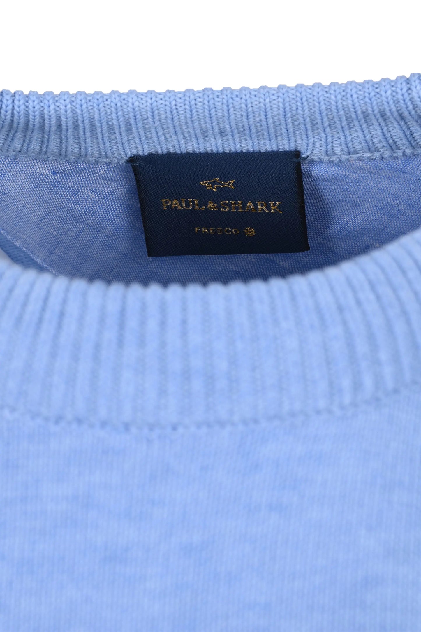 Paul & Shark CREW NECK KNITWEAR LIGHT BLUE Paul & Shark