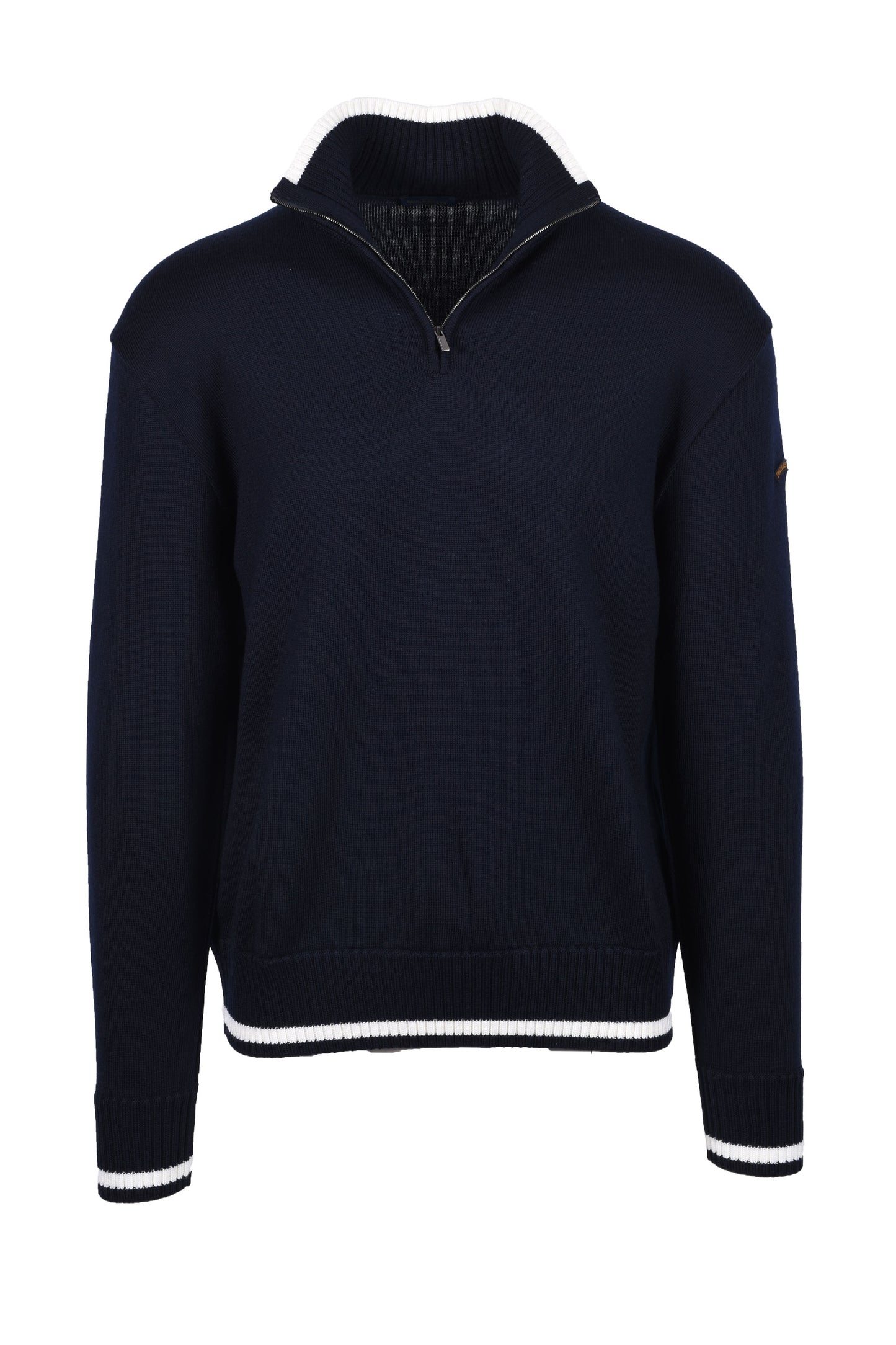 Paul & Shark Half Zip Knitwear Navy & Cream