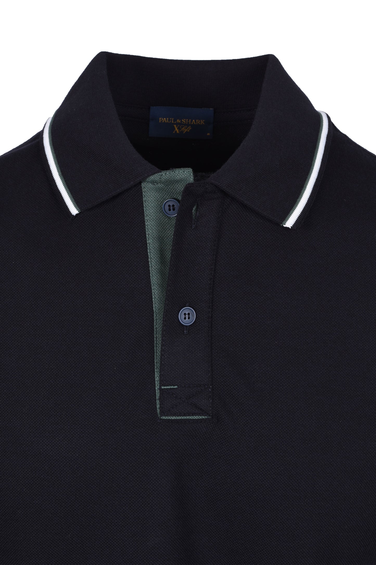 Paul & Shark Tipped Polo Shirt Navy