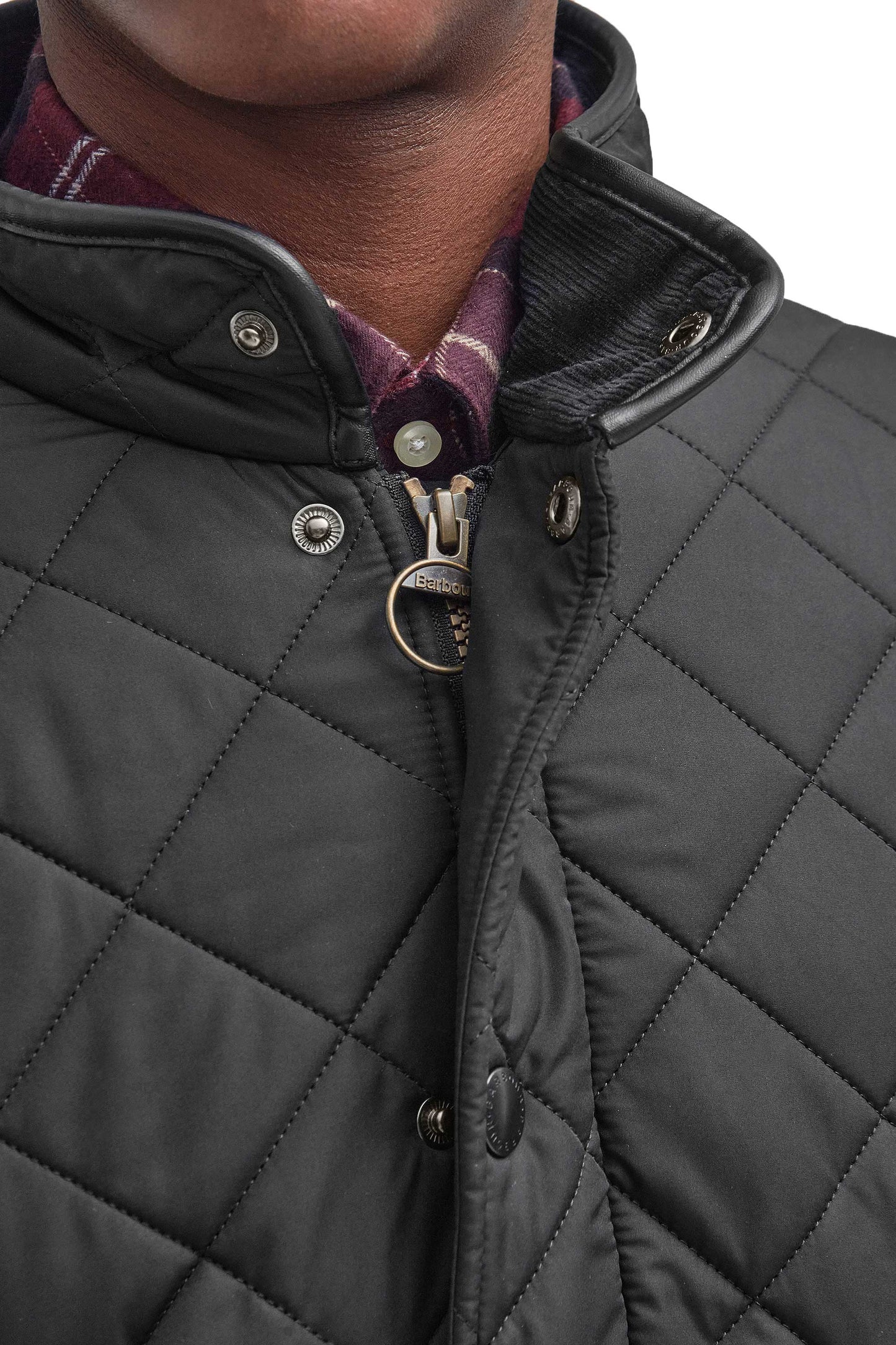 Barbour Powell Quilted Jacket Black Barbour