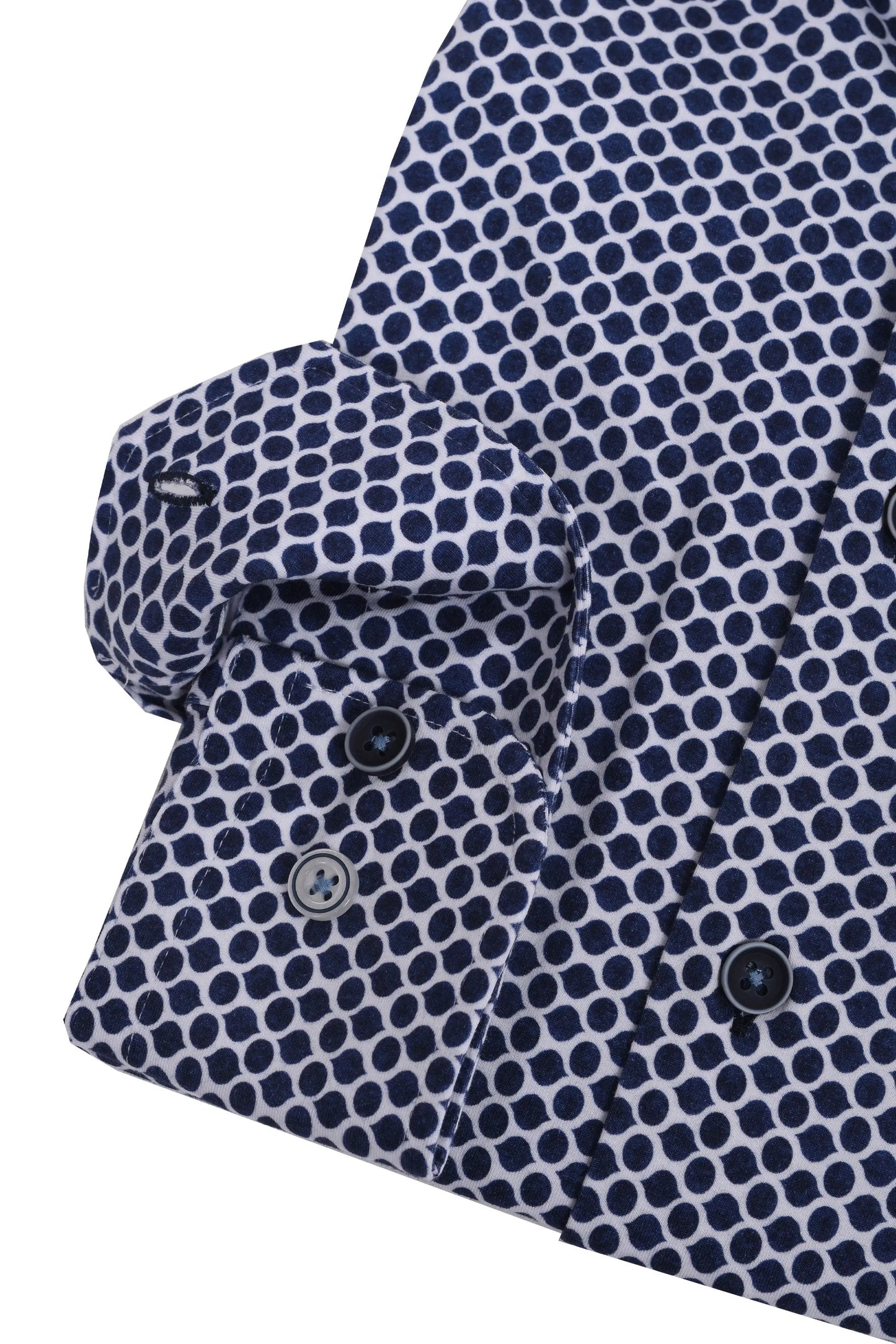 R2 Long Sleeved Jersey Shirt Navy Spot R2
