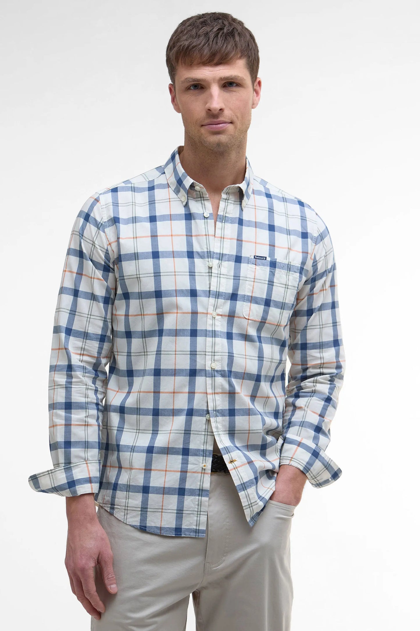 BARBOUR RAWLEY SHIRT SEA HAZE TARTAN Barbour