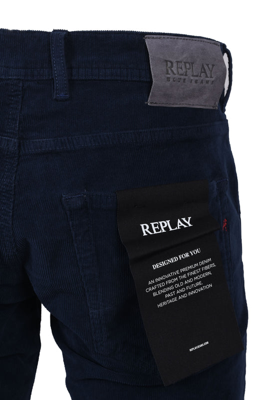 Replay Grover Cord Jeans Navy
