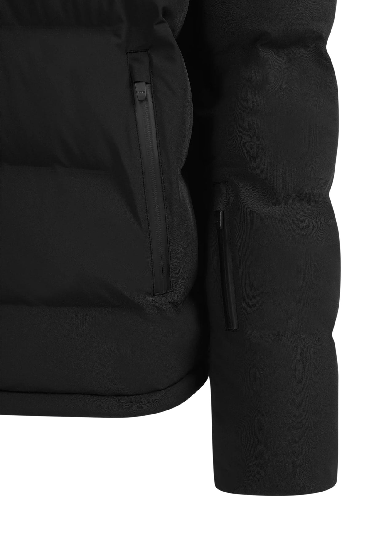 SANDBANKS WATERPROOF BANKS PUFFER JACKET BLACK Sandbanks Michael Stewart Menswear Jackets