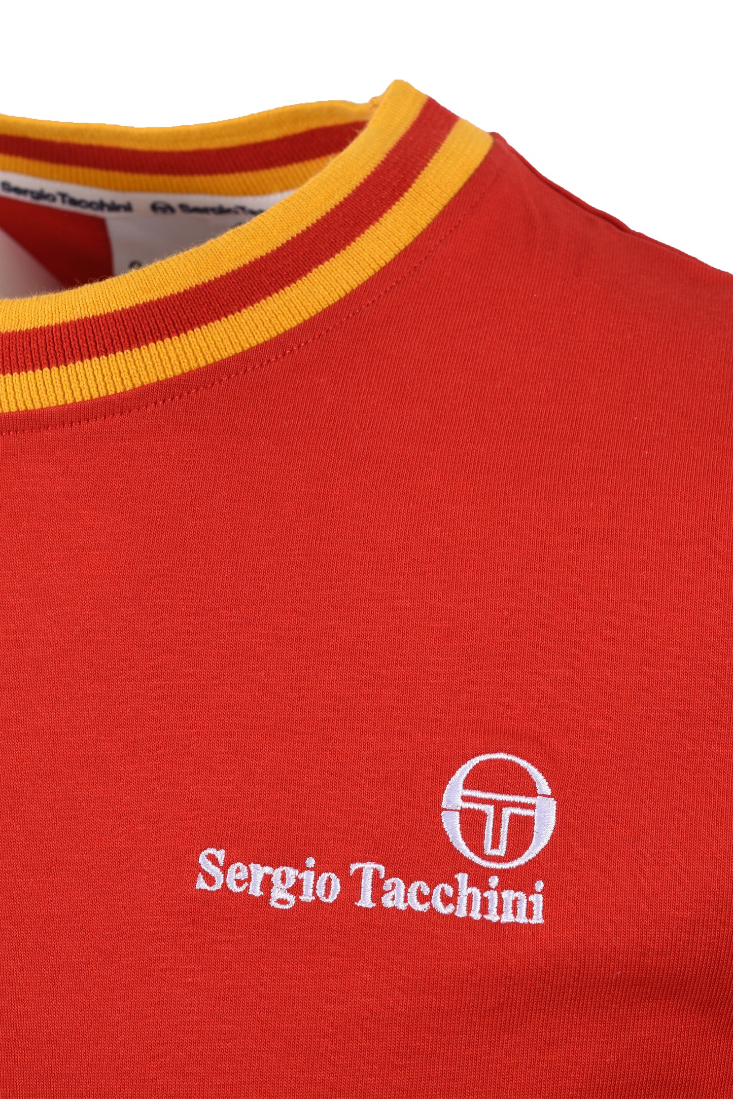 SERGIO TACCHINI RAINER FC T-SHIRT ADRENALINE RUSH/OLD GOLD