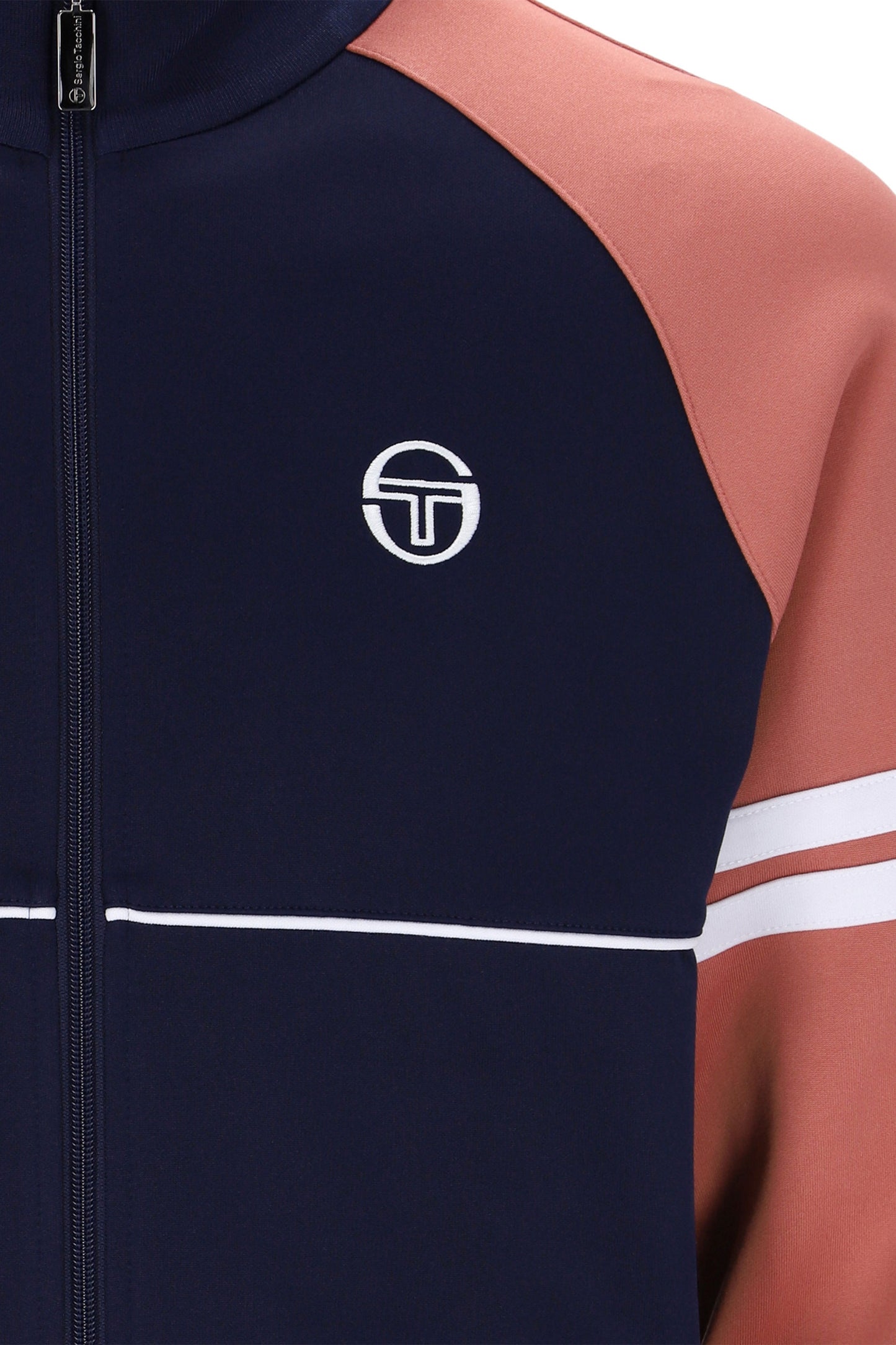 SERGIO TACCHINI ORION TRACK JACKET MARITIME BLUE/LIGHT MAHOGANY Sergio Tacchini Michael Stewart Menswear Tracksuit