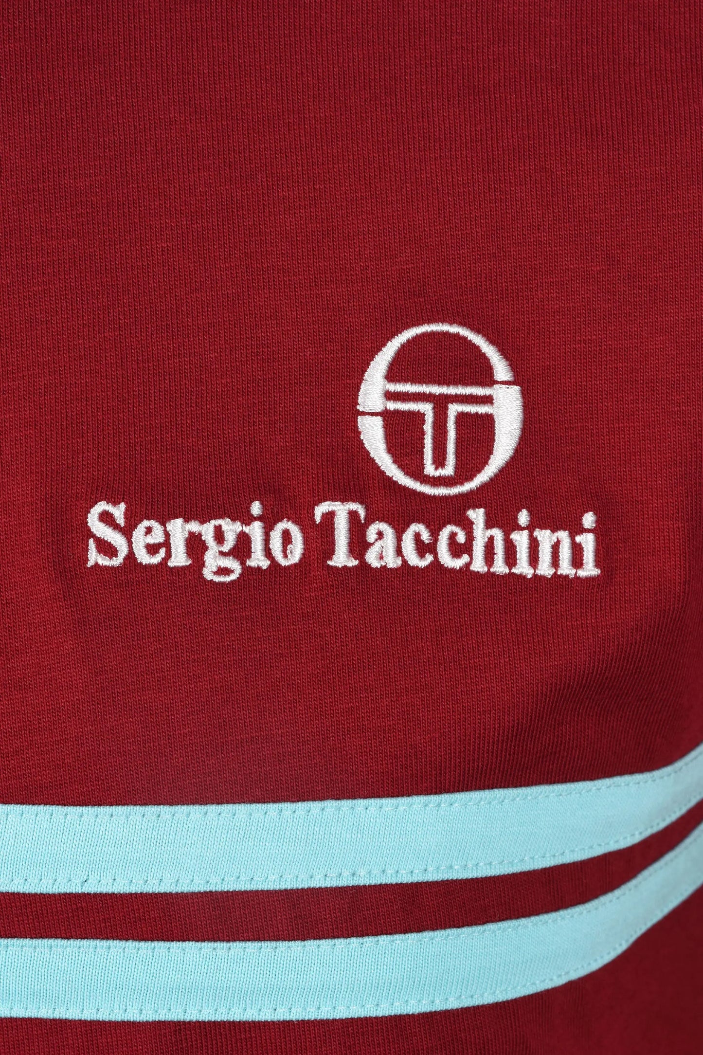 Sergio Tacchini New Supermac T-Shirt Rhubarb/Gardenia/Aruba Blue Sergio Tacchini