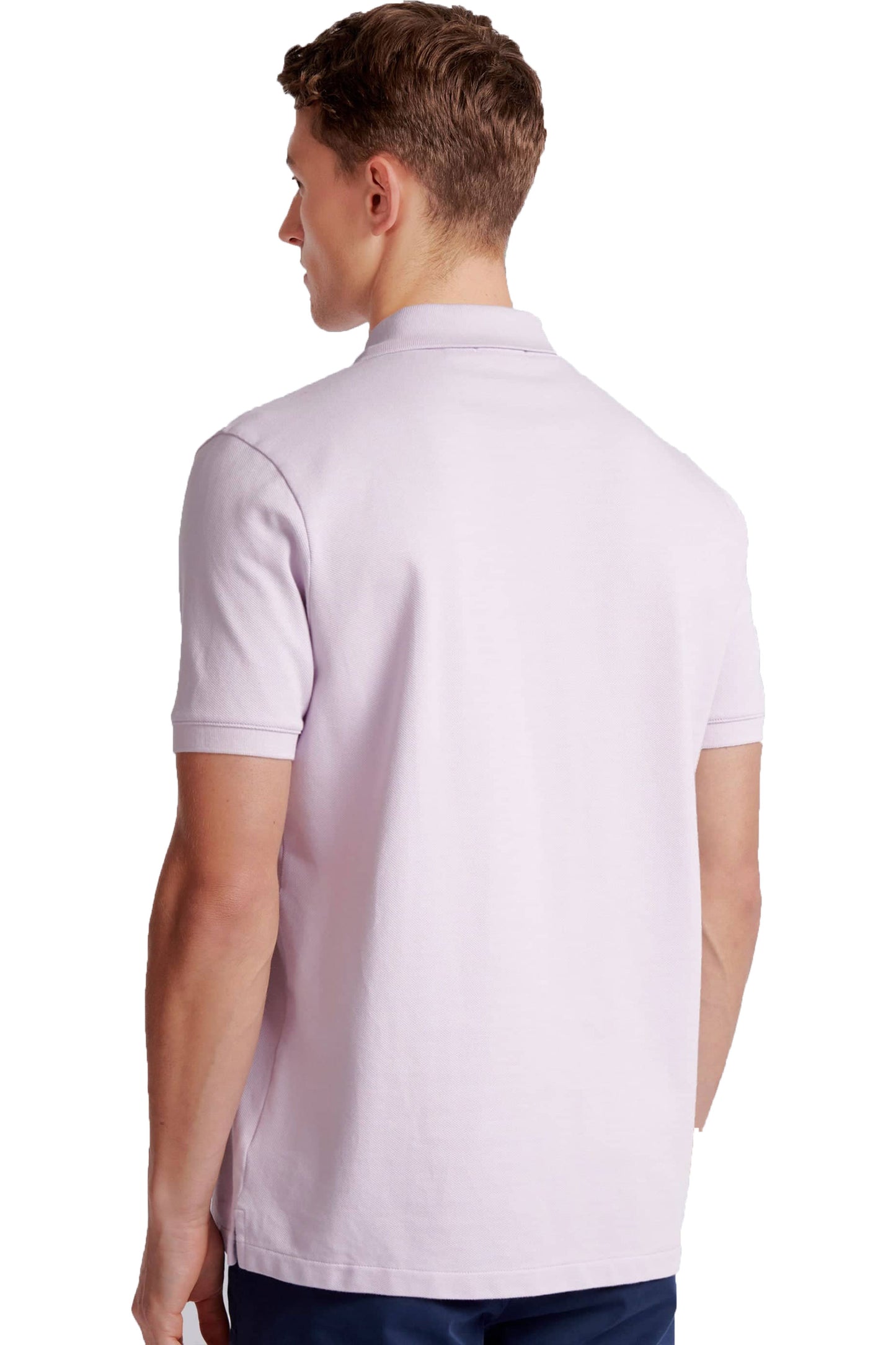 Sandbanks Badge Logo Polo Lilac