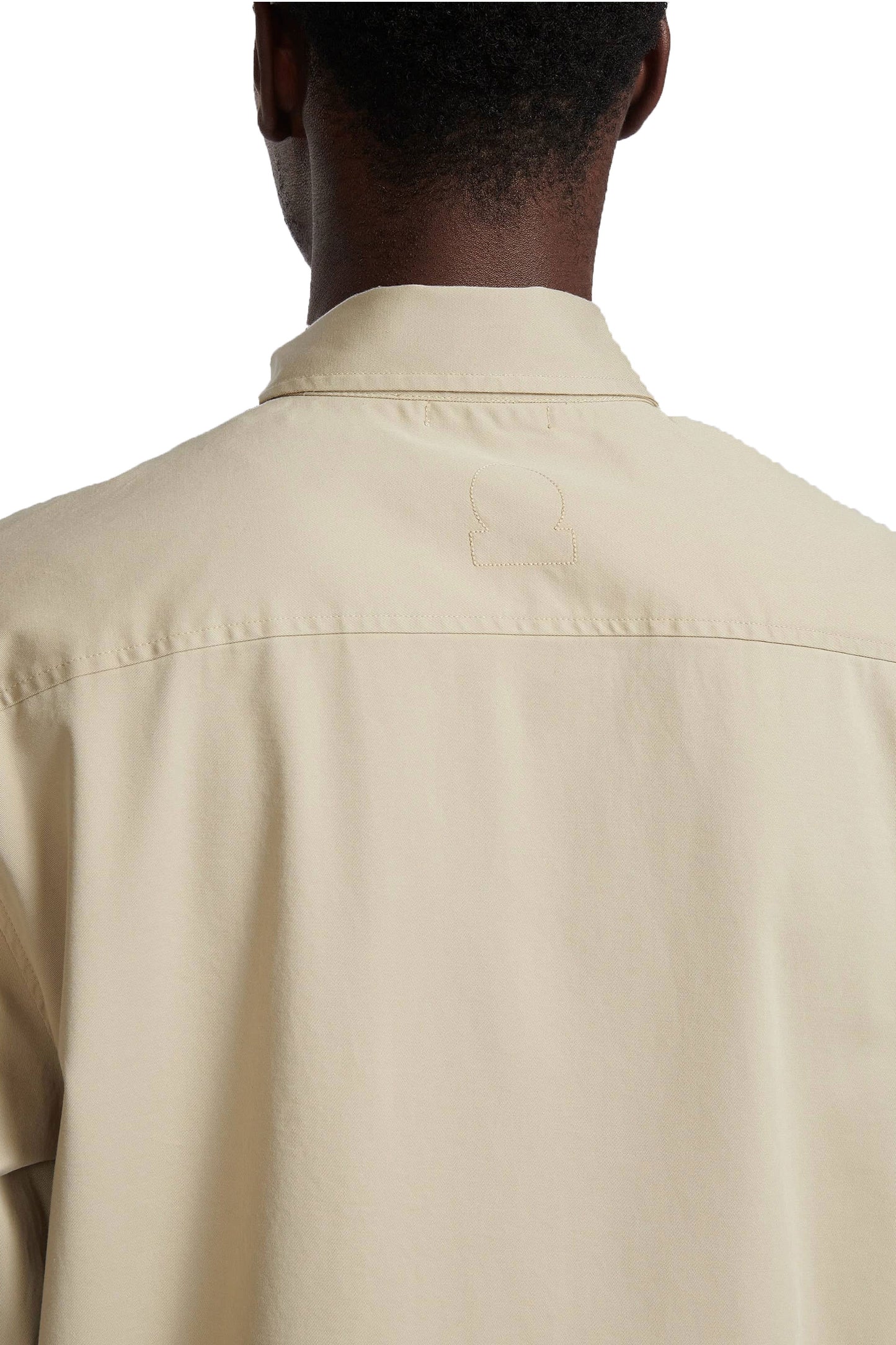 Sandbanks Gabardine Overshirt Stone