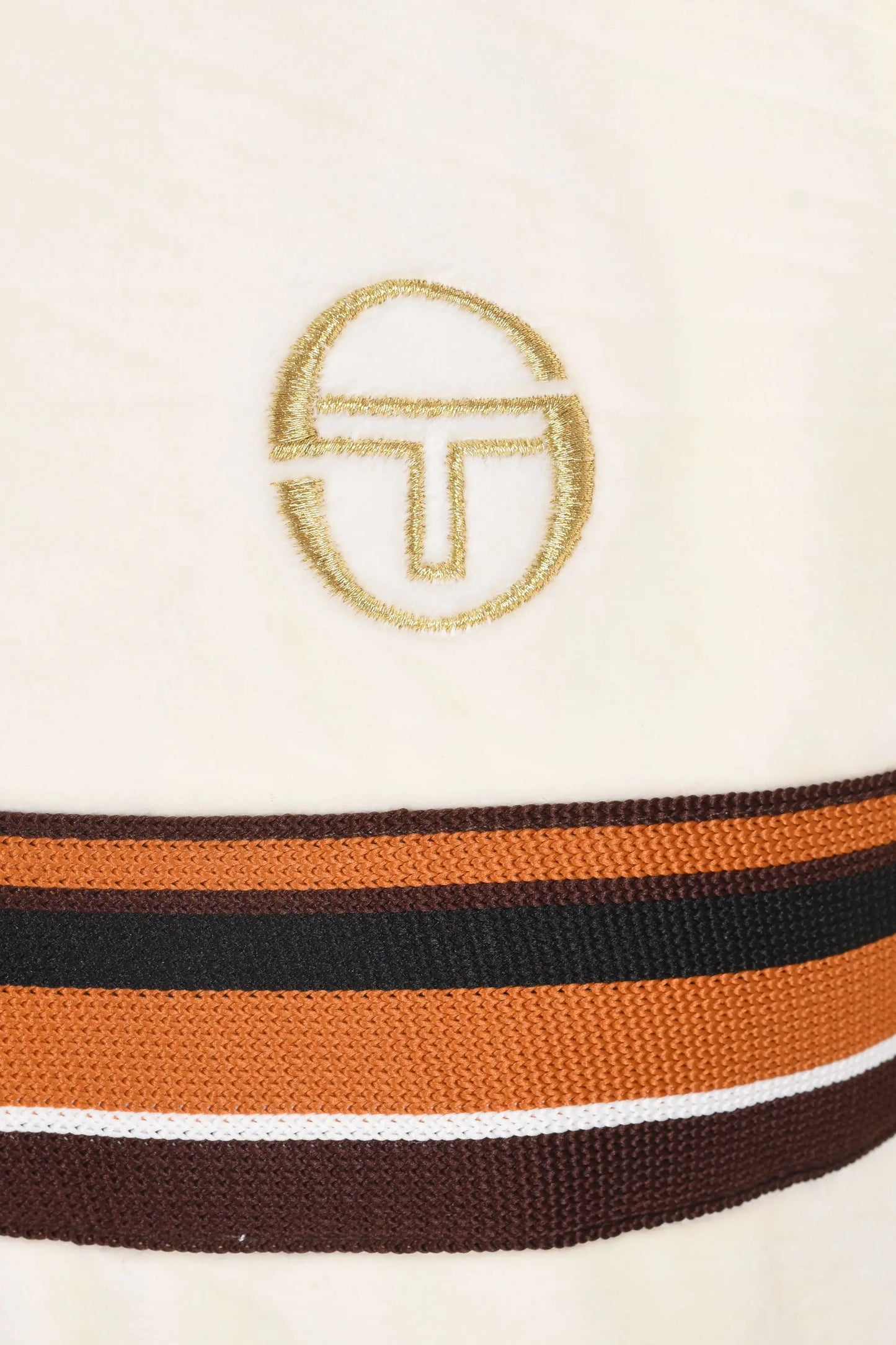 Sergio Tacchini Ayme Velour T-Shirt Gardenia/Gold Sergio Tacchini