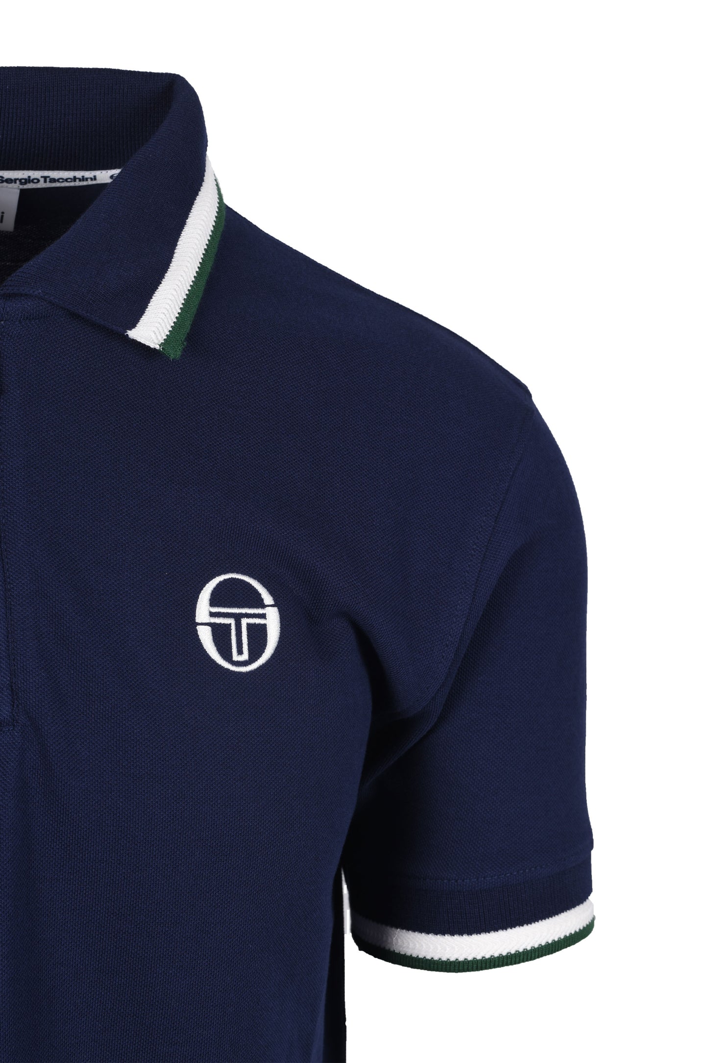 Sergio Tacchini Nanto Zip Polo Maritime Blue