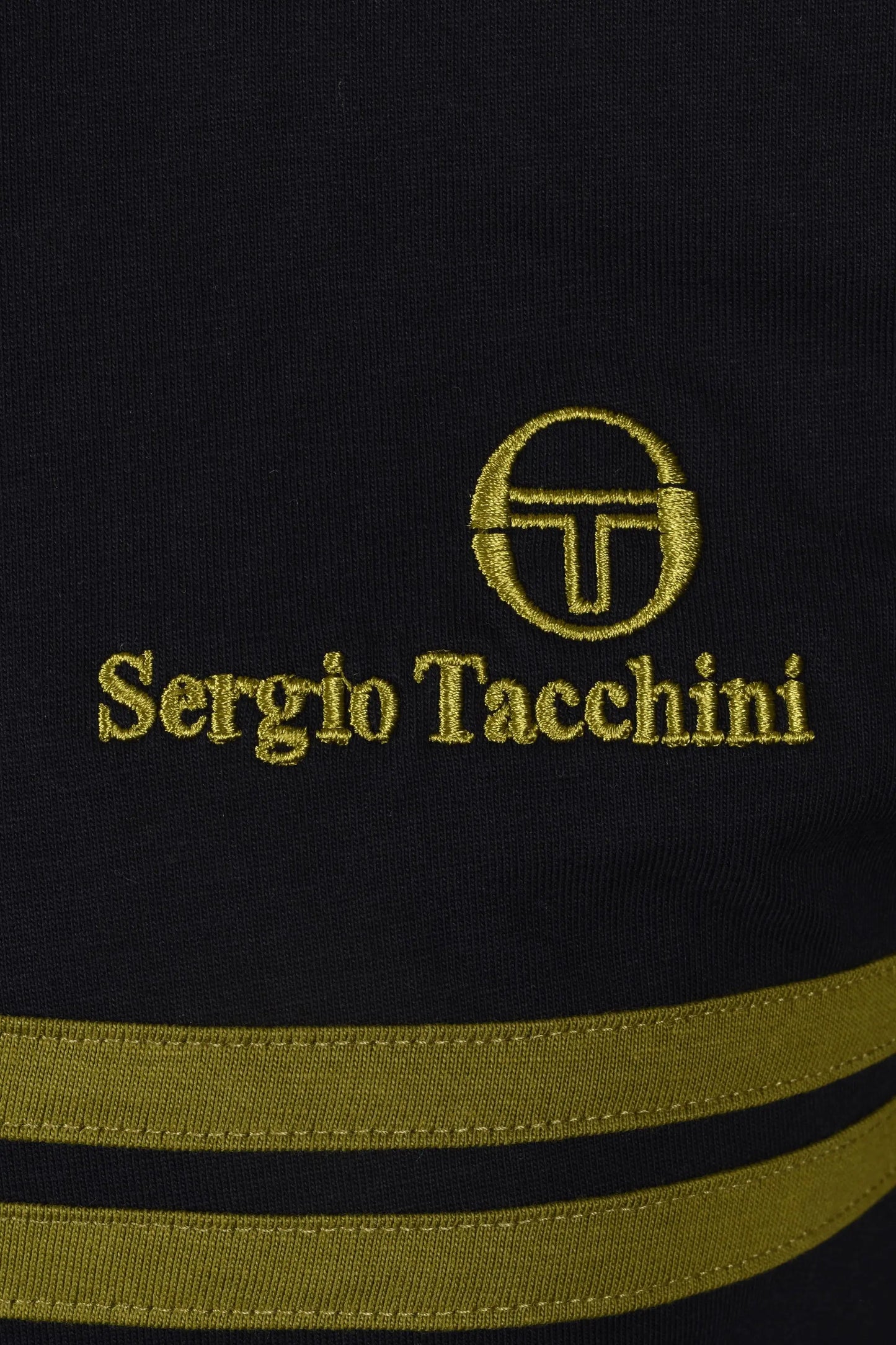 Sergio Tacchini New Supermac T-Shirt Black/Avocado Sergio Tacchini