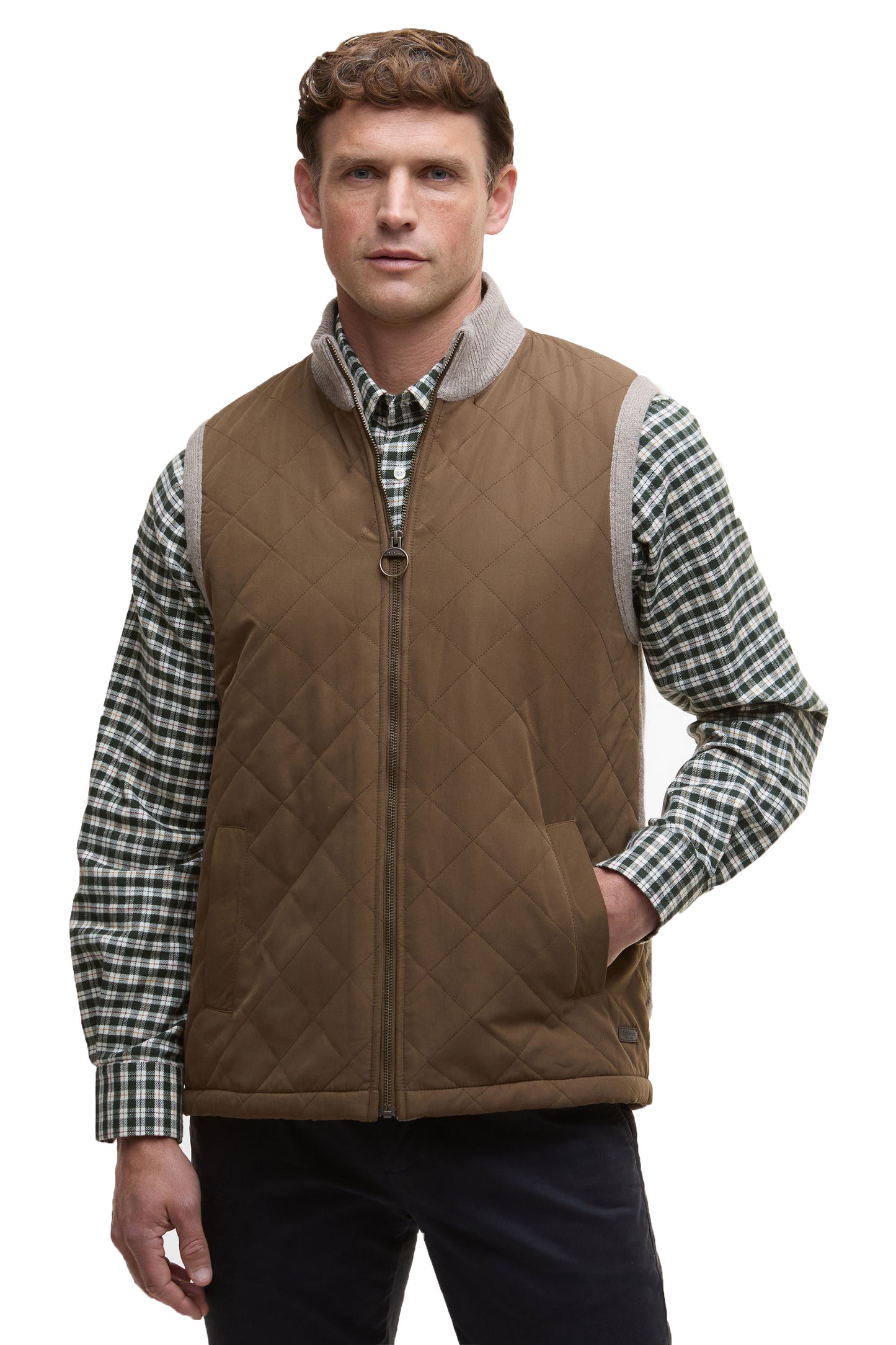 BARBOUR SHOVELER GILET STONE