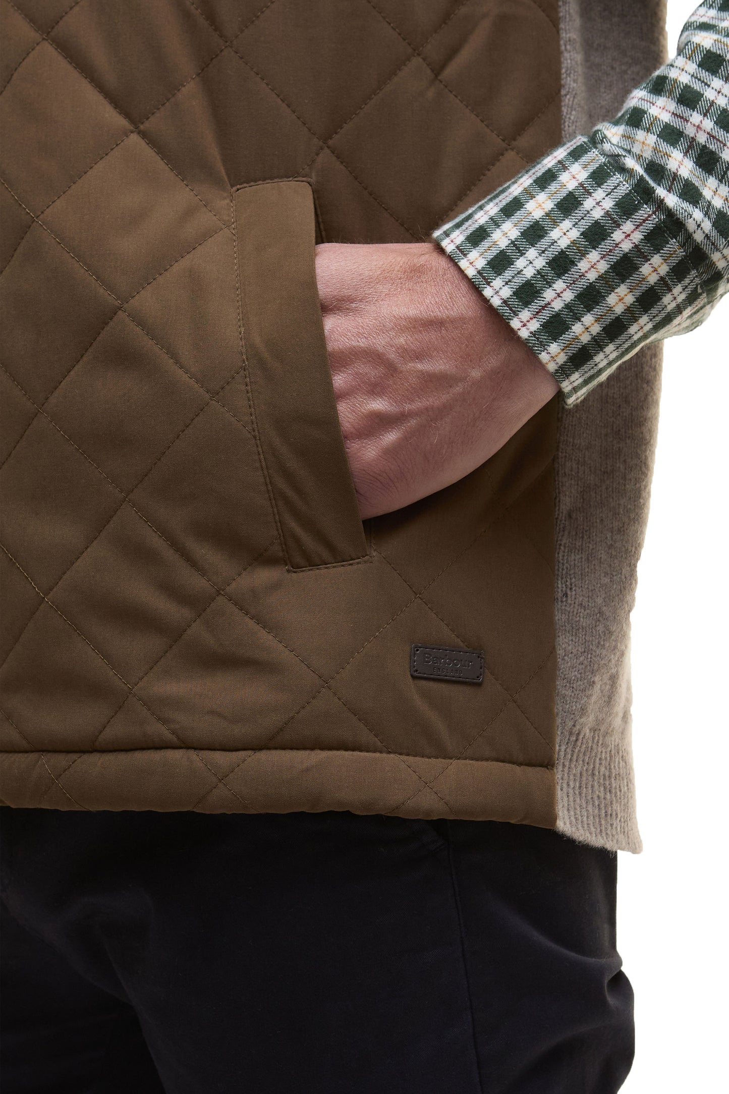 BARBOUR SHOVELER GILET STONE