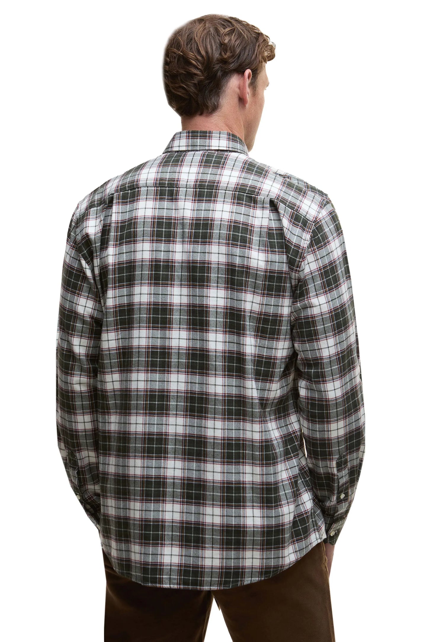 BARBOUR TELFIELD SHIRT OLIVE Barbour