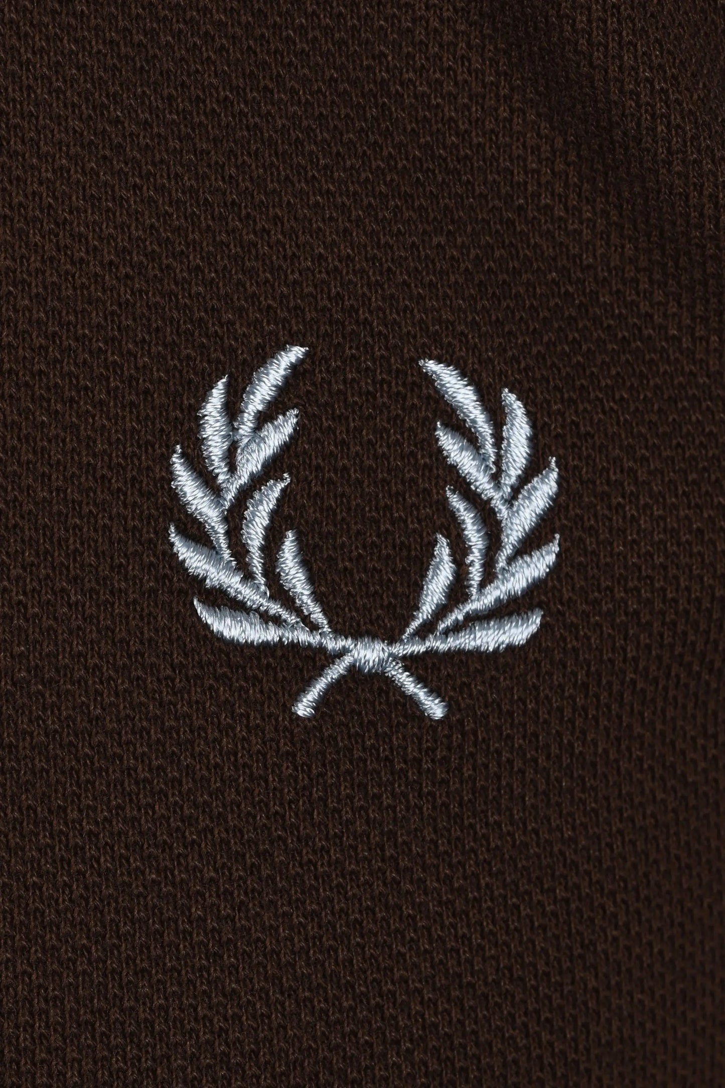 FRED PERRY TWIN TIPPED POLO BURNT TOBACCO/ STOCKPORT BLUE Fred Perry