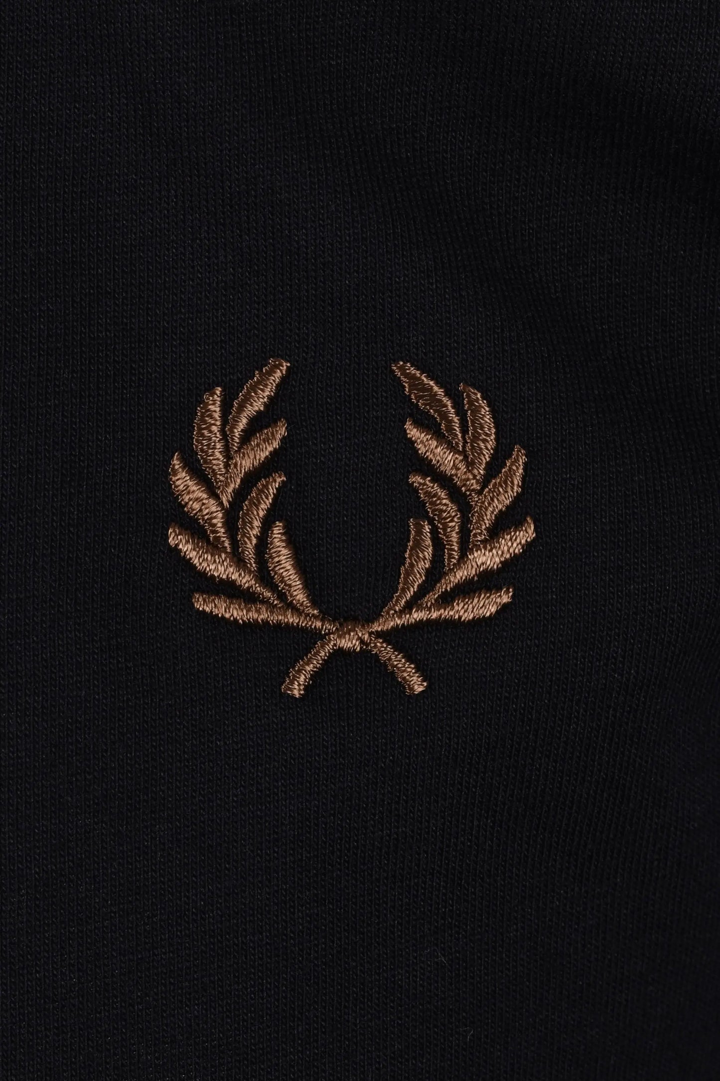 FRED PERRY TWIN TIPPED T-SHIRT BLACK/SHADED STONE Fred Perry