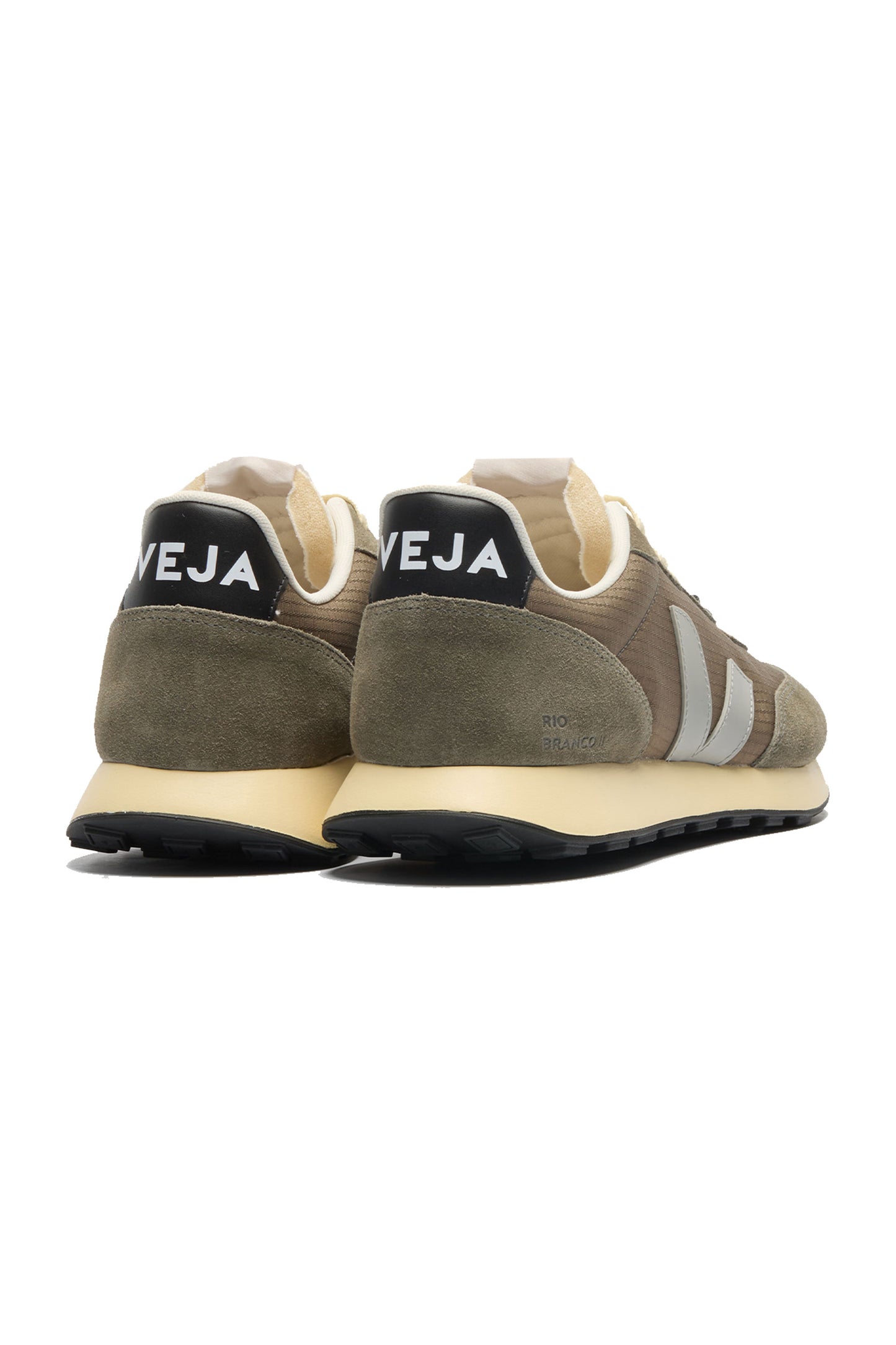 VEJA RIO BRANCO II RIPSTOP TRAINER KAKI/OXFORD/GREY/BLACK Veja Michael Stewart Menswear Trainers