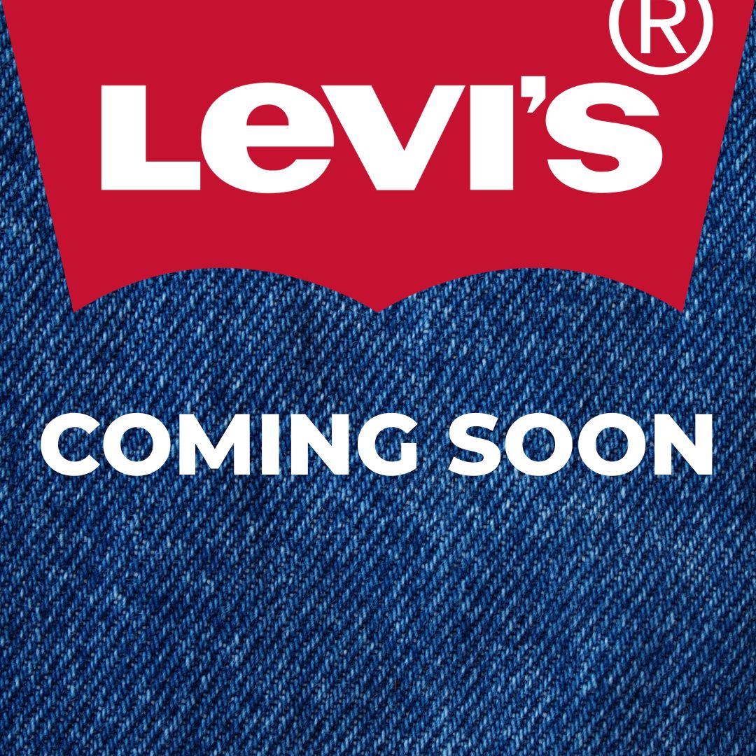 Levi's coming soon banner