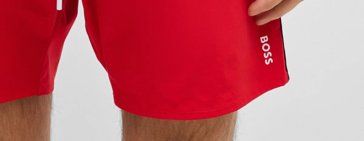 BOSS Swimwear Boss Dolphin Swim Shorts Medium Red