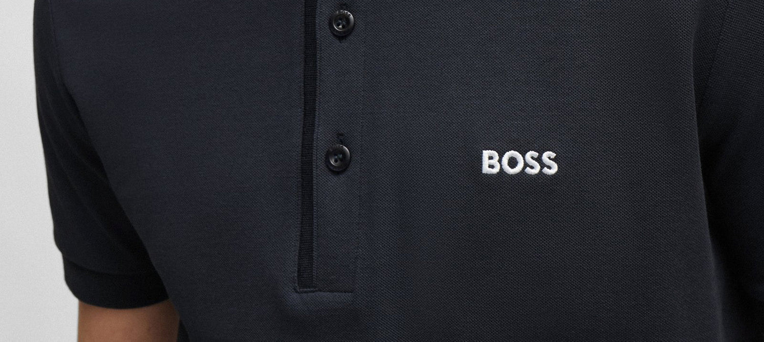 BOSS Green Boss Paule 4 Polo Shirt Dark Blue
