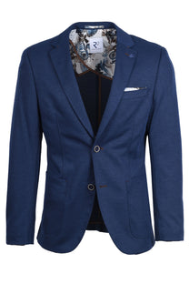 R2 Notch Lapel Jacket Navy R2