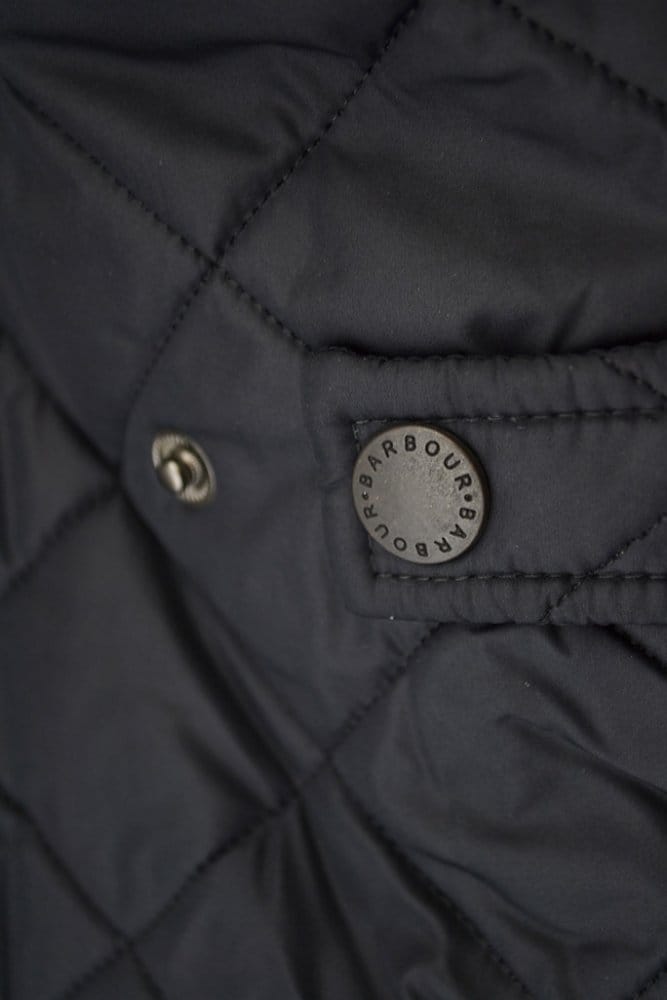 Giacca trapuntata Barbour Powell blu navy