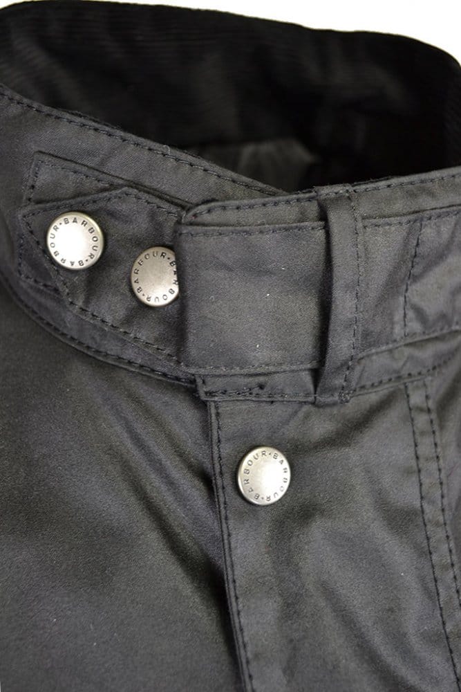 Giacca Barbour International Tourer Wax Duke nera