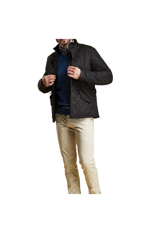 Barbour Powell Quilted Jacket Black