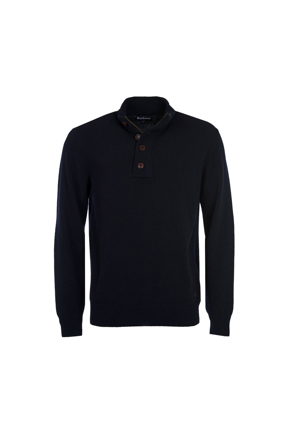 Maglione Barbour Patch Half Zip Blu Navy