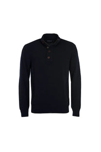 Barbour Patch Half Zip Jumper Navy Barbour