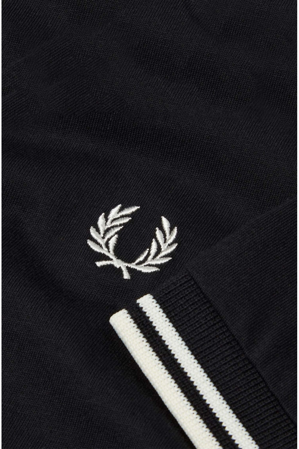 Embroidered Fred Perry laurel wreath logo