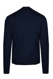 Belstaff Kelbrook Zip Cardigan Washed Navy Belstaff
