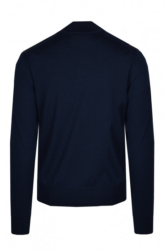 Belstaff Kelbrook Zip Cardigan Washed Navy