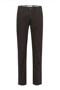 Brax Cadiz Two Tone Cotton Jean Brown Brax