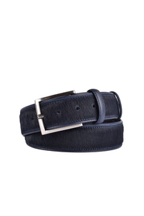 Elliot Rhodes Horsy Leather Belt Navy Elliot Rhodes