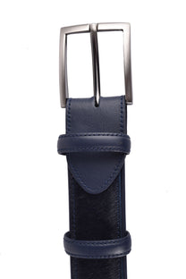 Elliot Rhodes Horsy Leather Belt Navy Elliot Rhodes