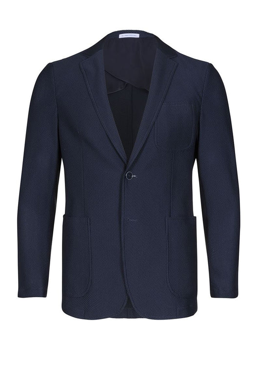R2 Notch Lapel Travel Jacket Navy