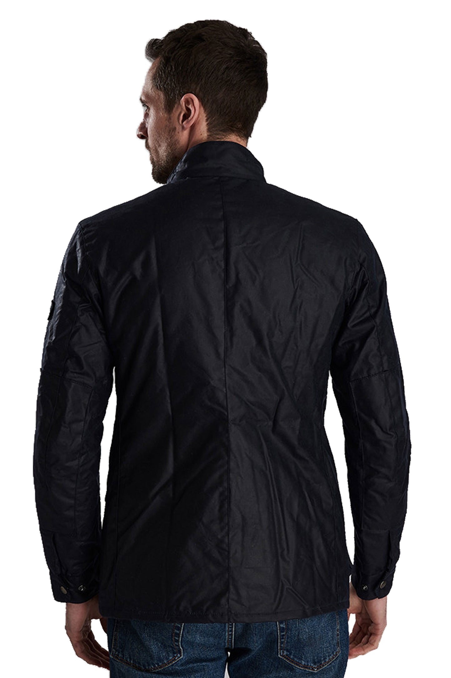 Giacca Barbour International Tourer Wax Duke blu navy