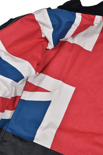 Barbour International Union Jack Jacket Black Barbour International