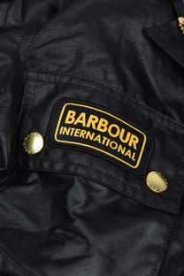 Barbour International Union Jack Jacket Black Barbour International