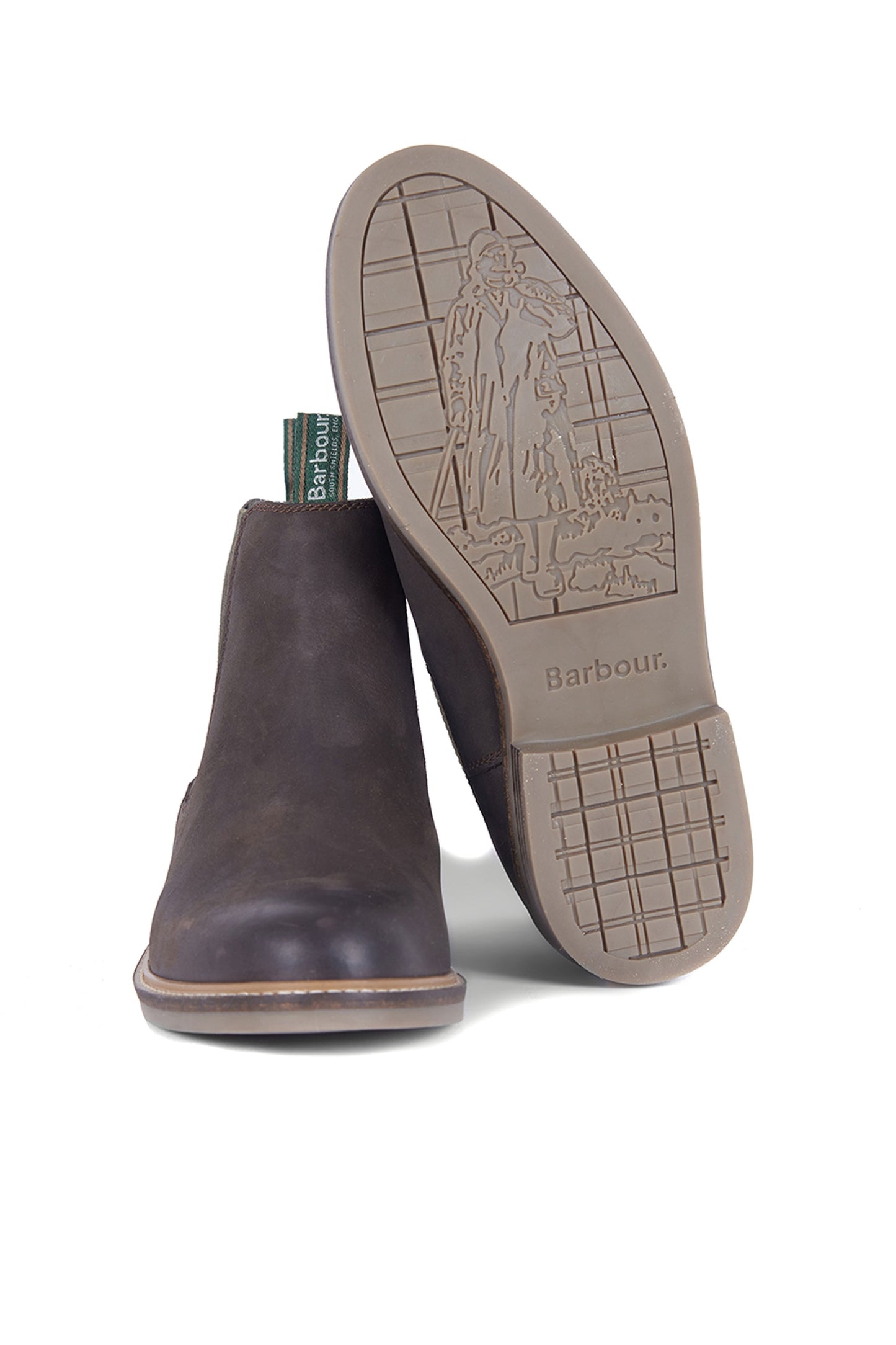 Barbour Farsley Chelsea Boots Marrone Cioccolato