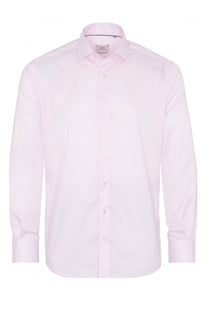 Eterna Modern Fit Long Sleeved Shirt Pink Eterna Casual