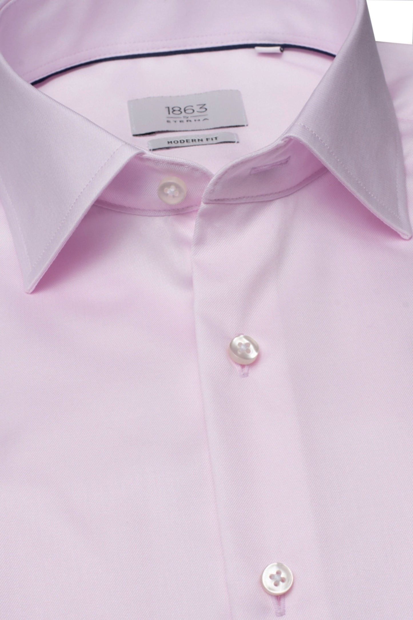 Eterna Modern Fit Long Sleeved Shirt Pink