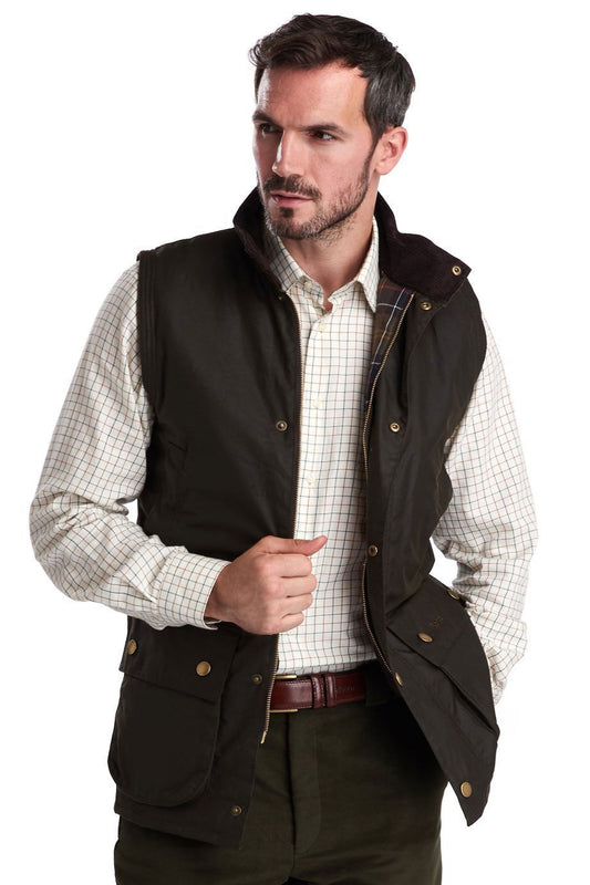 Barbour Westmorland Wax Gilet Olive