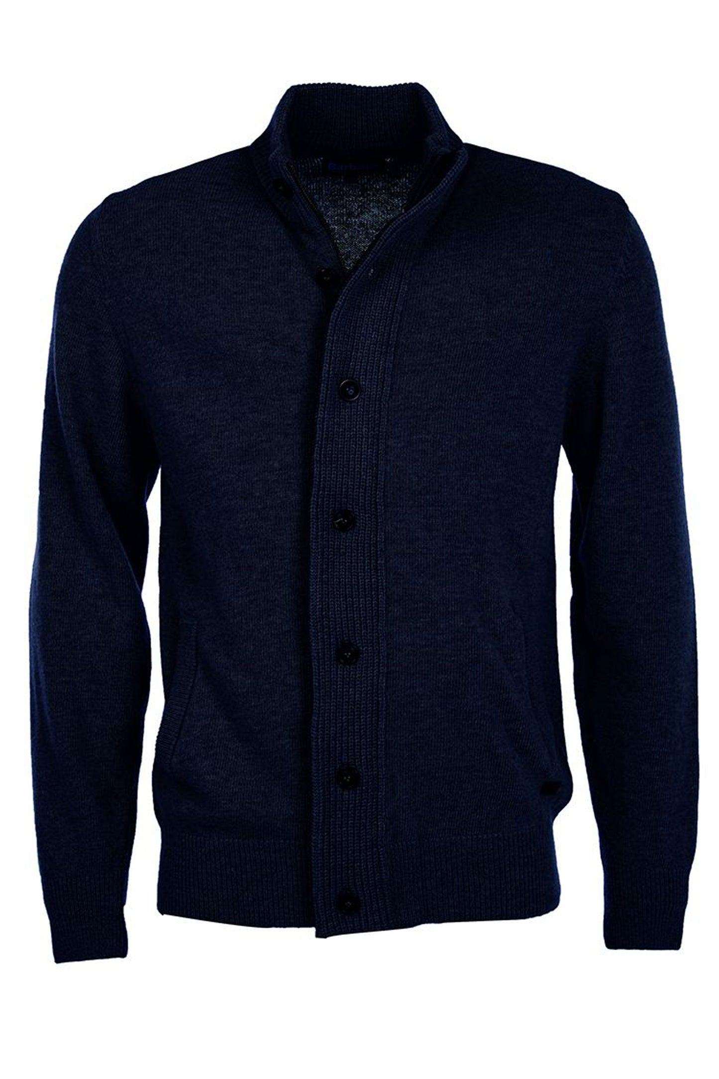 Barbour Patch Full Zip Through Maglieria Blu Navy
