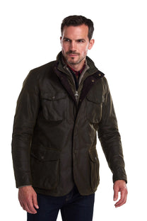 Barbour Ogston Wax Jacket Olive Barbour