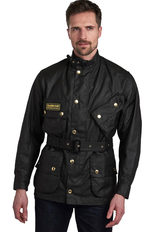 Barbour International Original Wax Jacket Black