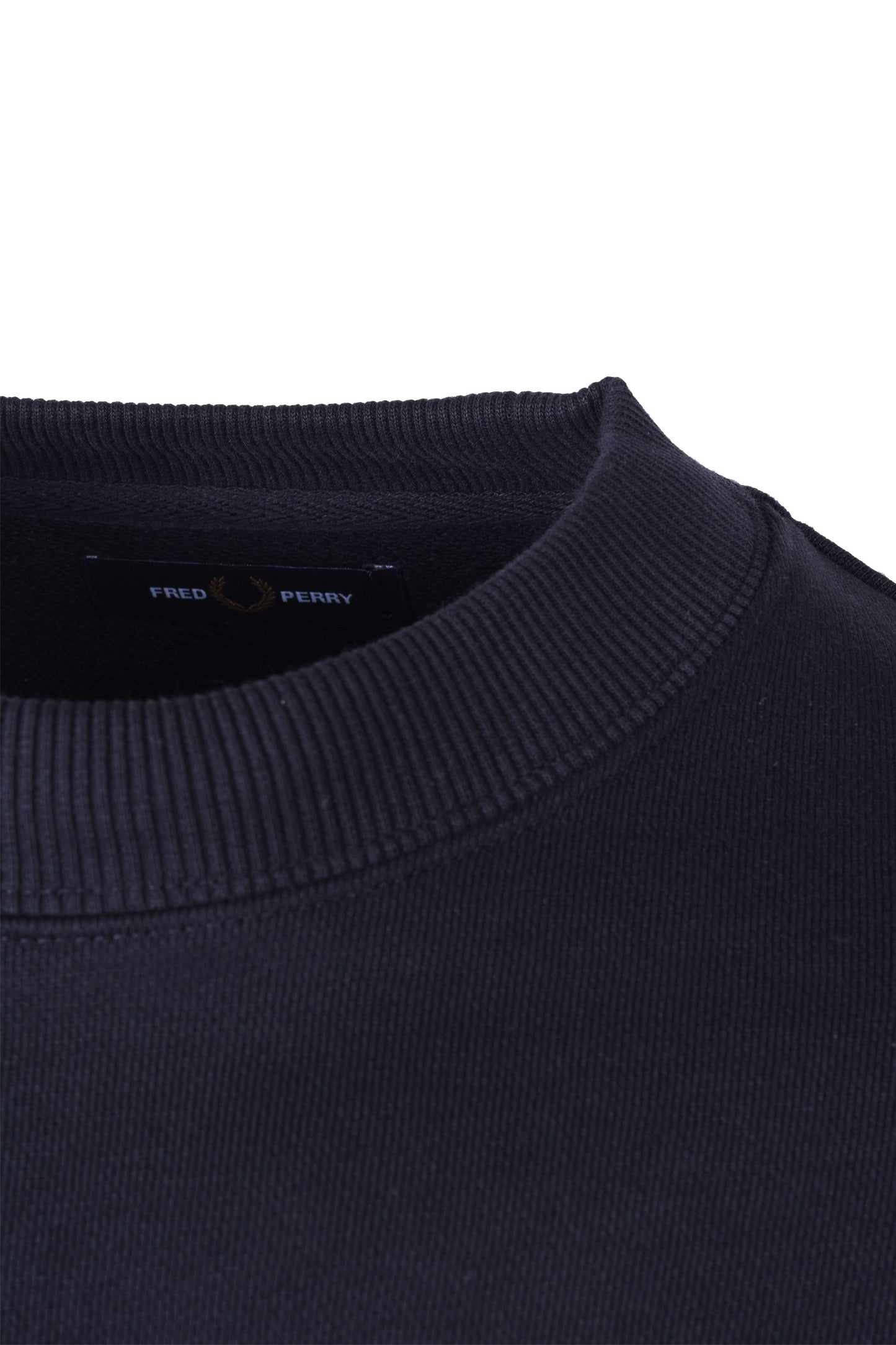 Fred Perry Crew Neck Sweatshirt Navy Fred Perry Michael Stewart Menswear  Sweatshirts & Hoodies