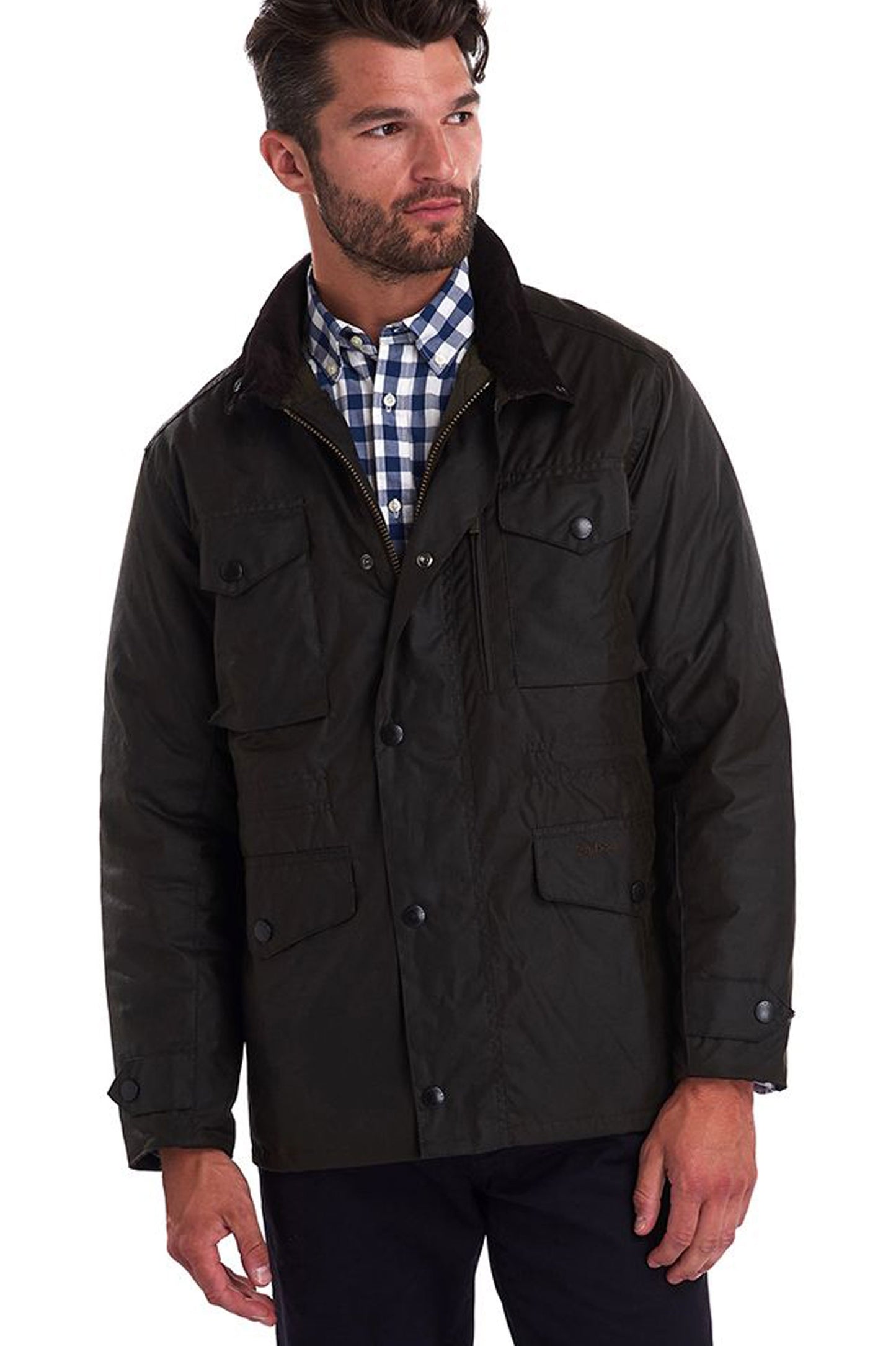 Barbour Sapper Wax Jacket Olive